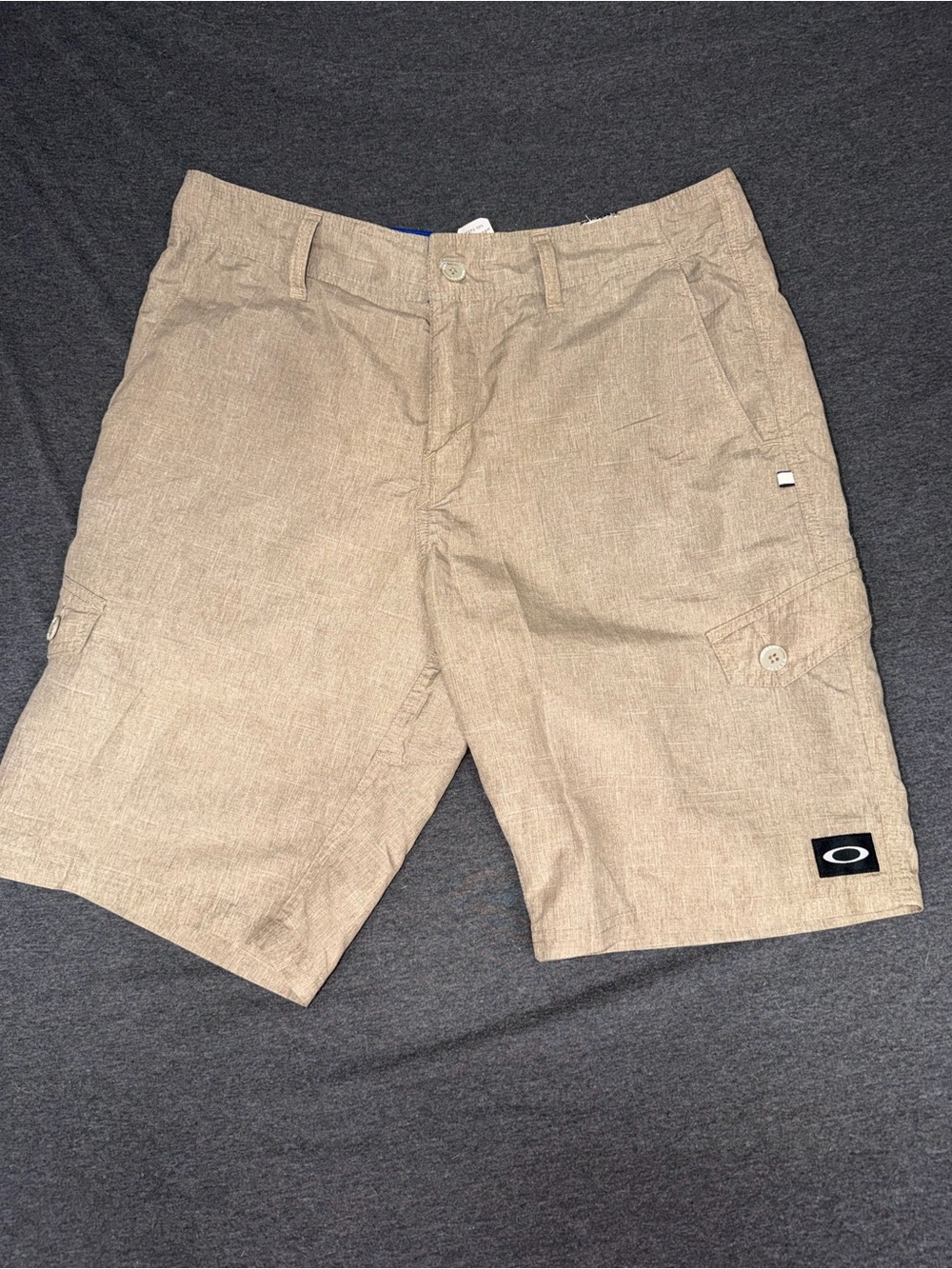 Oakley Men's Beige/Tan Hybrid Cargo Shorts